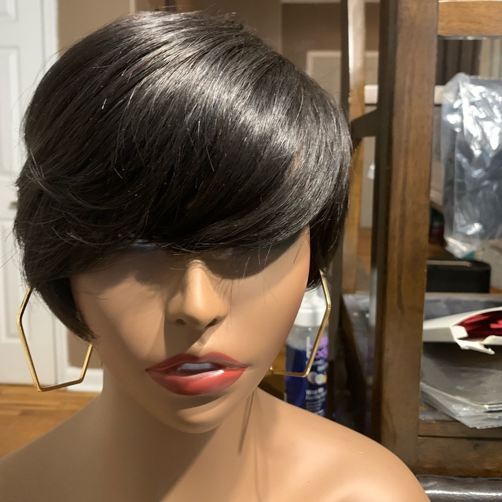 🌹Human Hair Pixie Cut Wig
